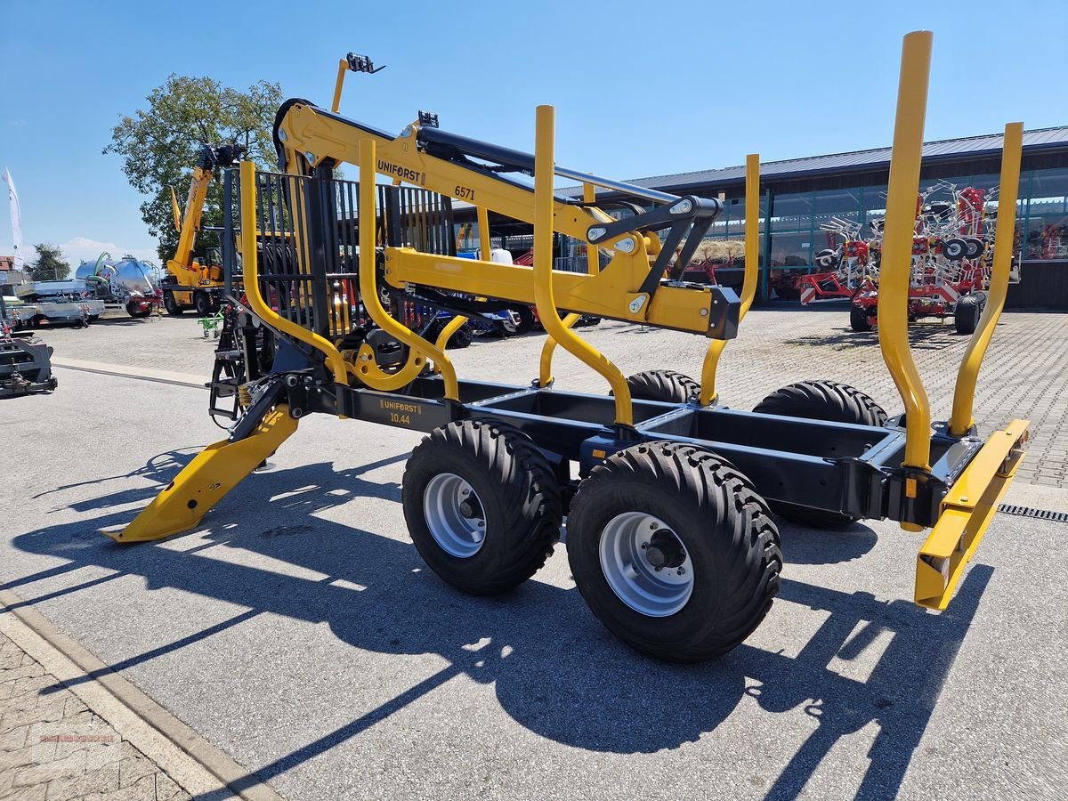 Rückewagen & Rückeanhänger типа Uniforst 10.44 mit 7,10 Meter Kran NEU 10 Tonnen, Gebrauchtmaschine в Tarsdorf (Фотография 10)