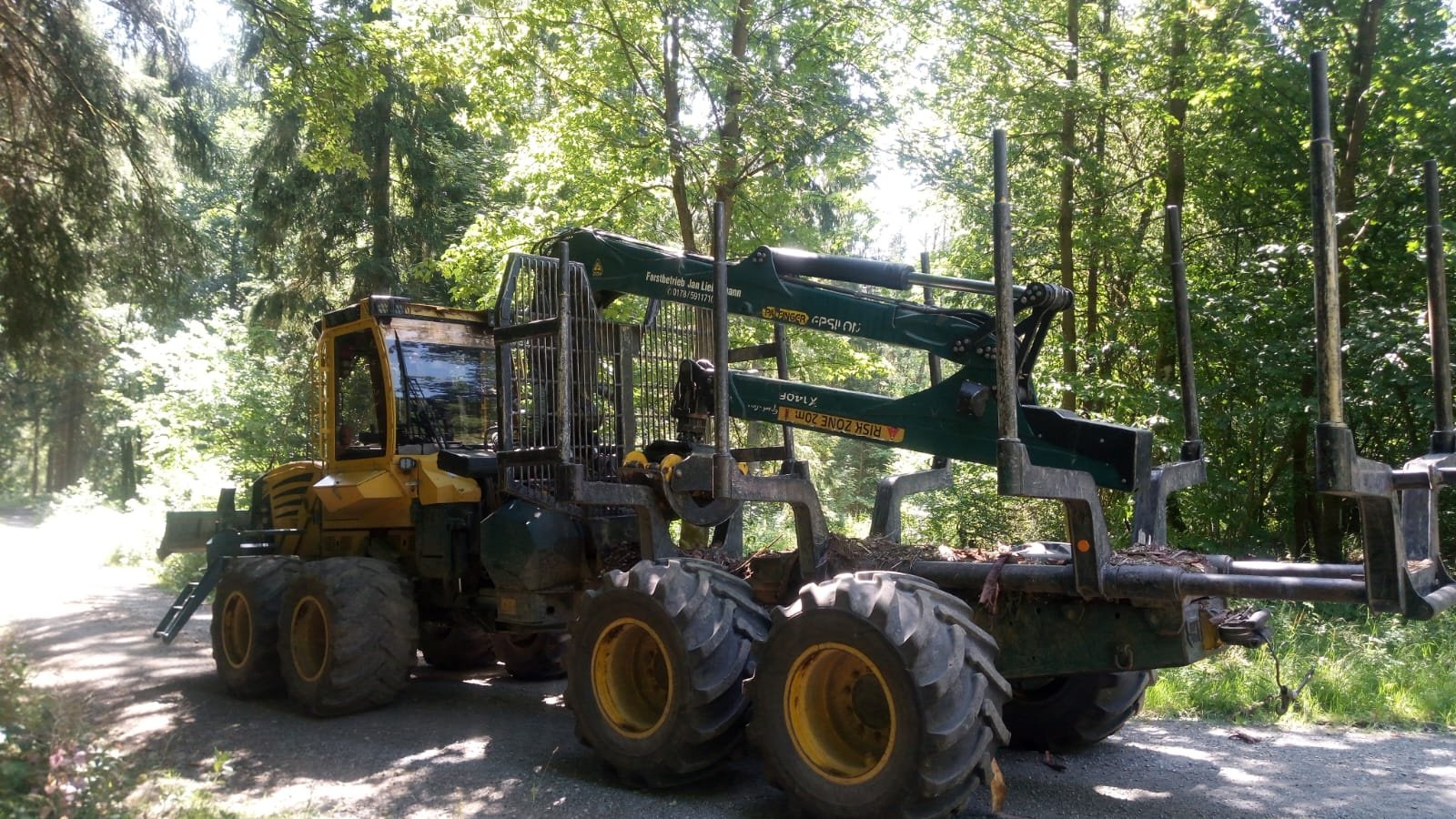 Rückezug от тип HSM 208F, Gebrauchtmaschine в Steindorf (Снимка 17)