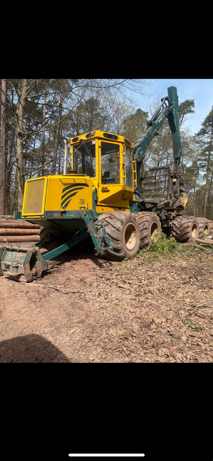 Rückezug des Typs HSM 208F, Gebrauchtmaschine in Hosten (Bild 3)