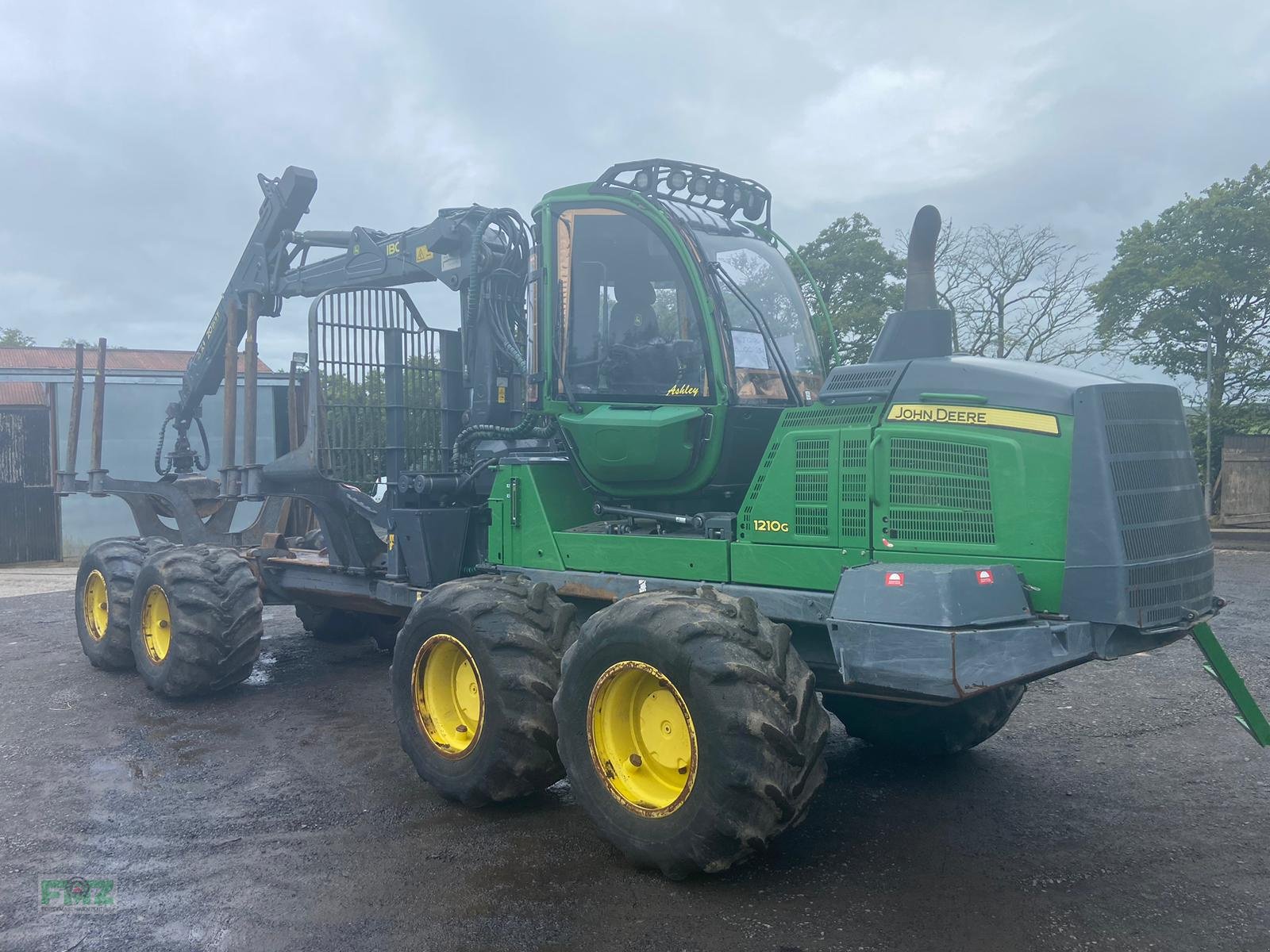 Rückezug Türe ait John Deere 1210 G, Gebrauchtmaschine içinde Leinburg (resim 2)