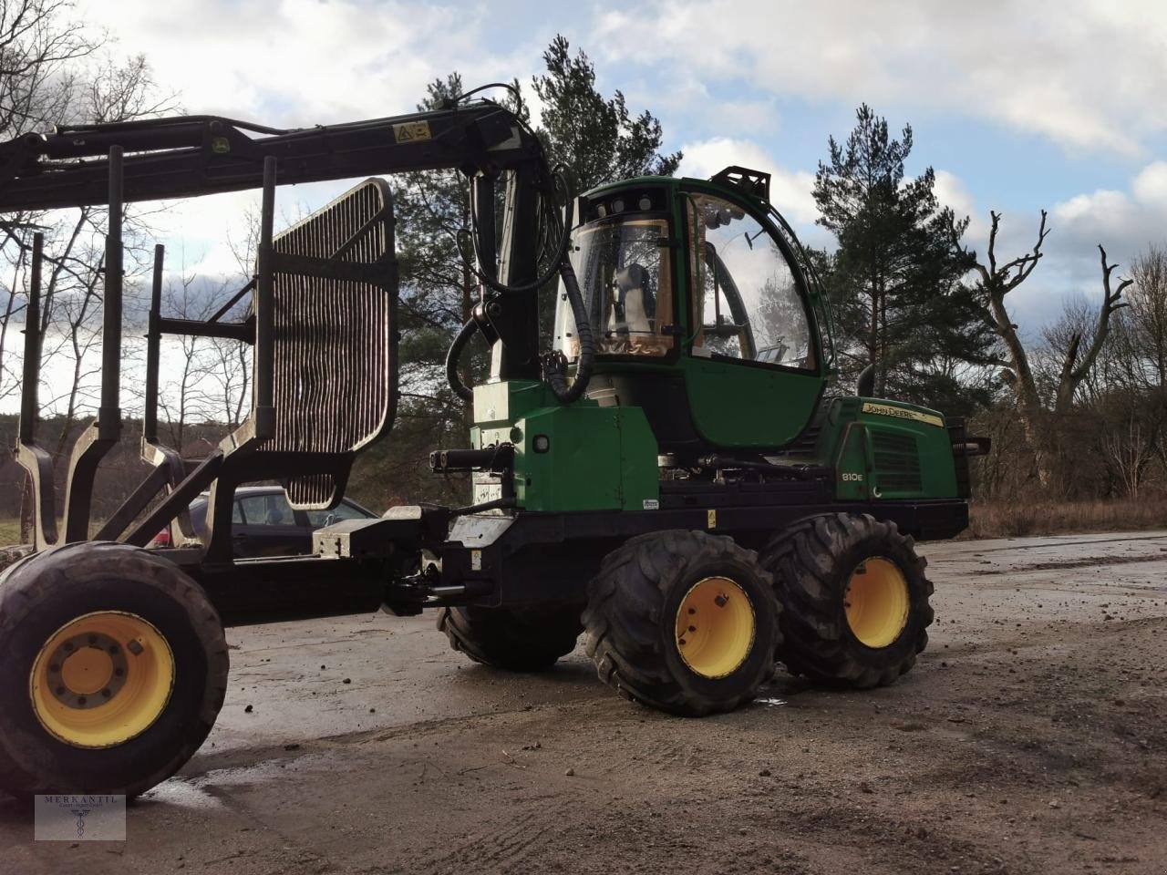 Rückezug Türe ait John Deere 810E, Gebrauchtmaschine içinde Pragsdorf (resim 9)