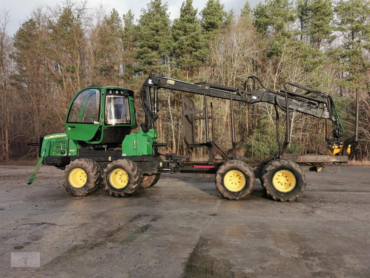 Rückezug Türe ait John Deere 810E, Gebrauchtmaschine içinde Pragsdorf (resim 11)