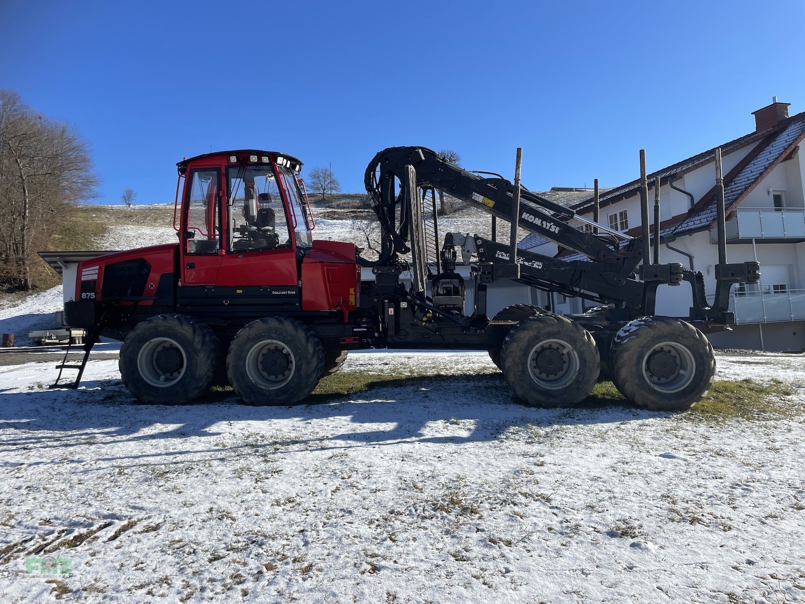 Rückezug van het type Komatsu 875, Gebrauchtmaschine in Leinburg (Foto 3)