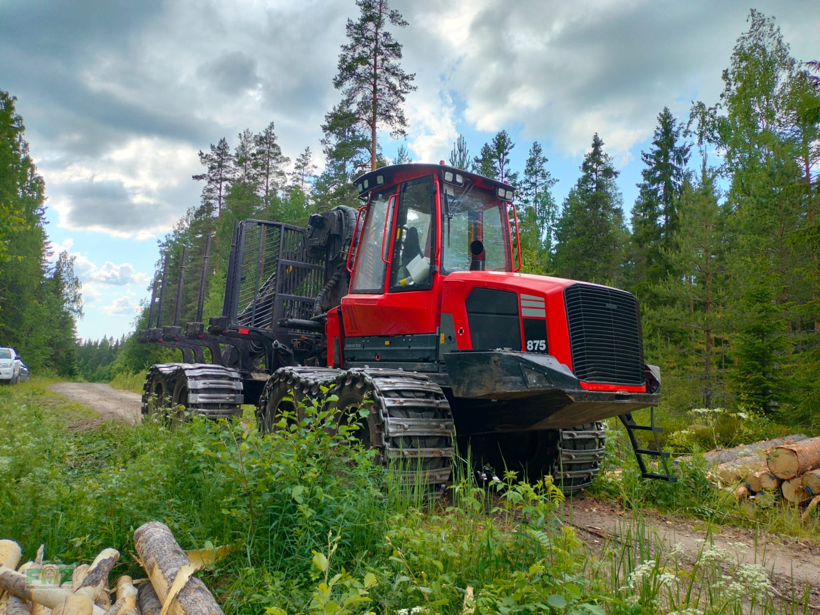 Rückezug του τύπου Komatsu 875, Gebrauchtmaschine σε Leinburg (Φωτογραφία 2)