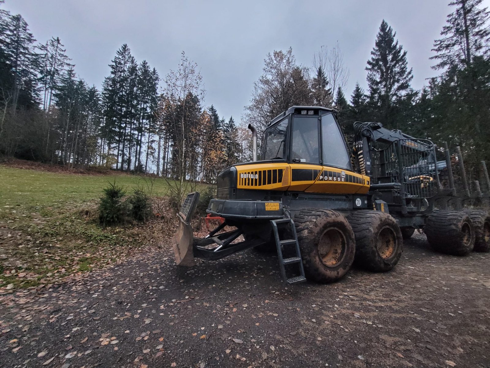 Rückezug Türe ait Ponsse Buffalo, Gebrauchtmaschine içinde achslach (resim 2)