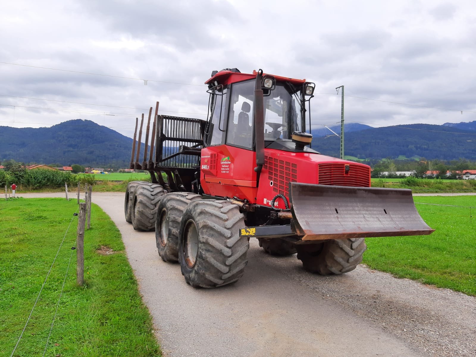 Rückezug του τύπου Valmet 840.3, Gebrauchtmaschine σε Kochel am See (Φωτογραφία 3)