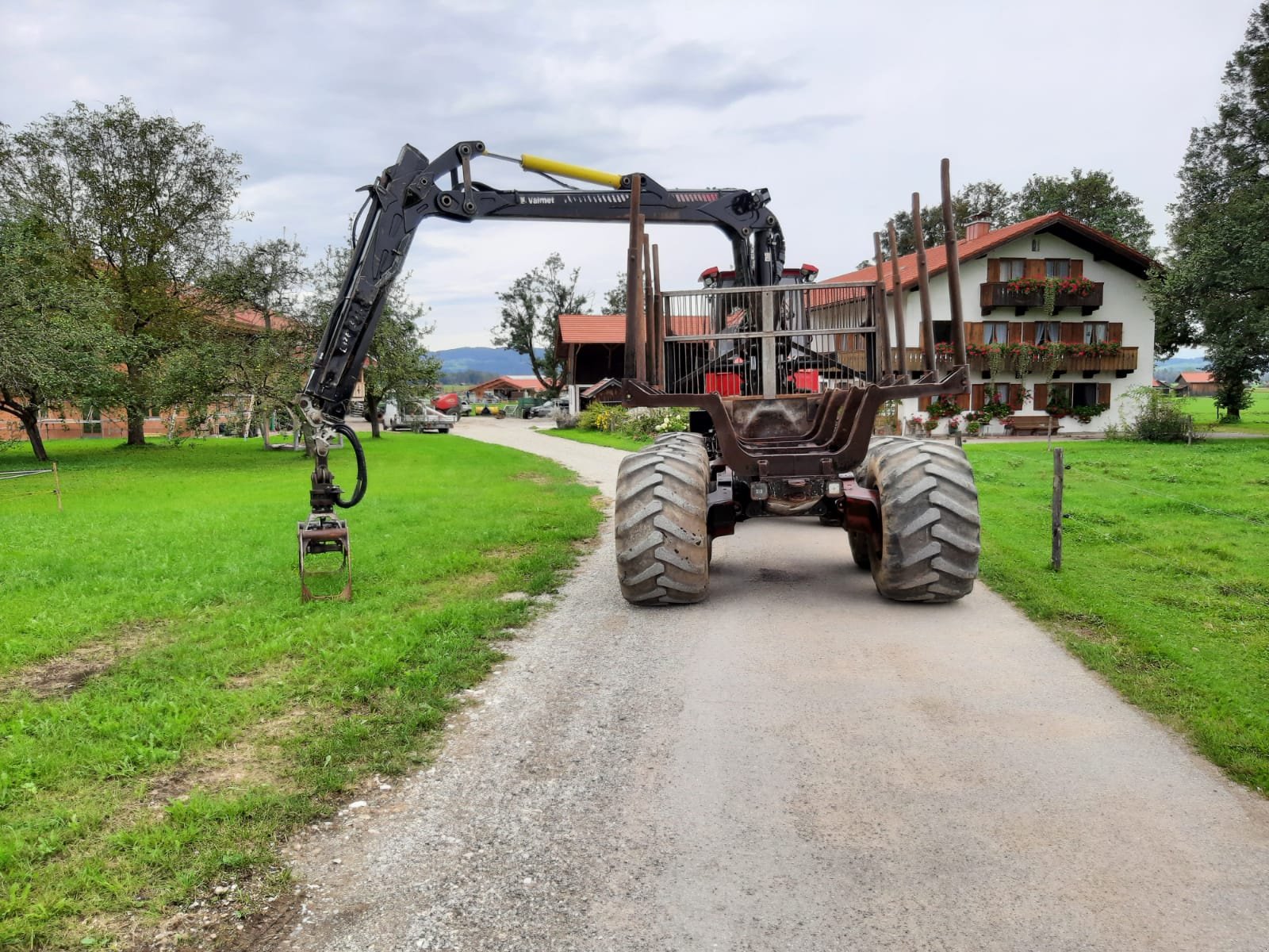 Rückezug Türe ait Valmet 840.3, Gebrauchtmaschine içinde Kochel am See (resim 25)