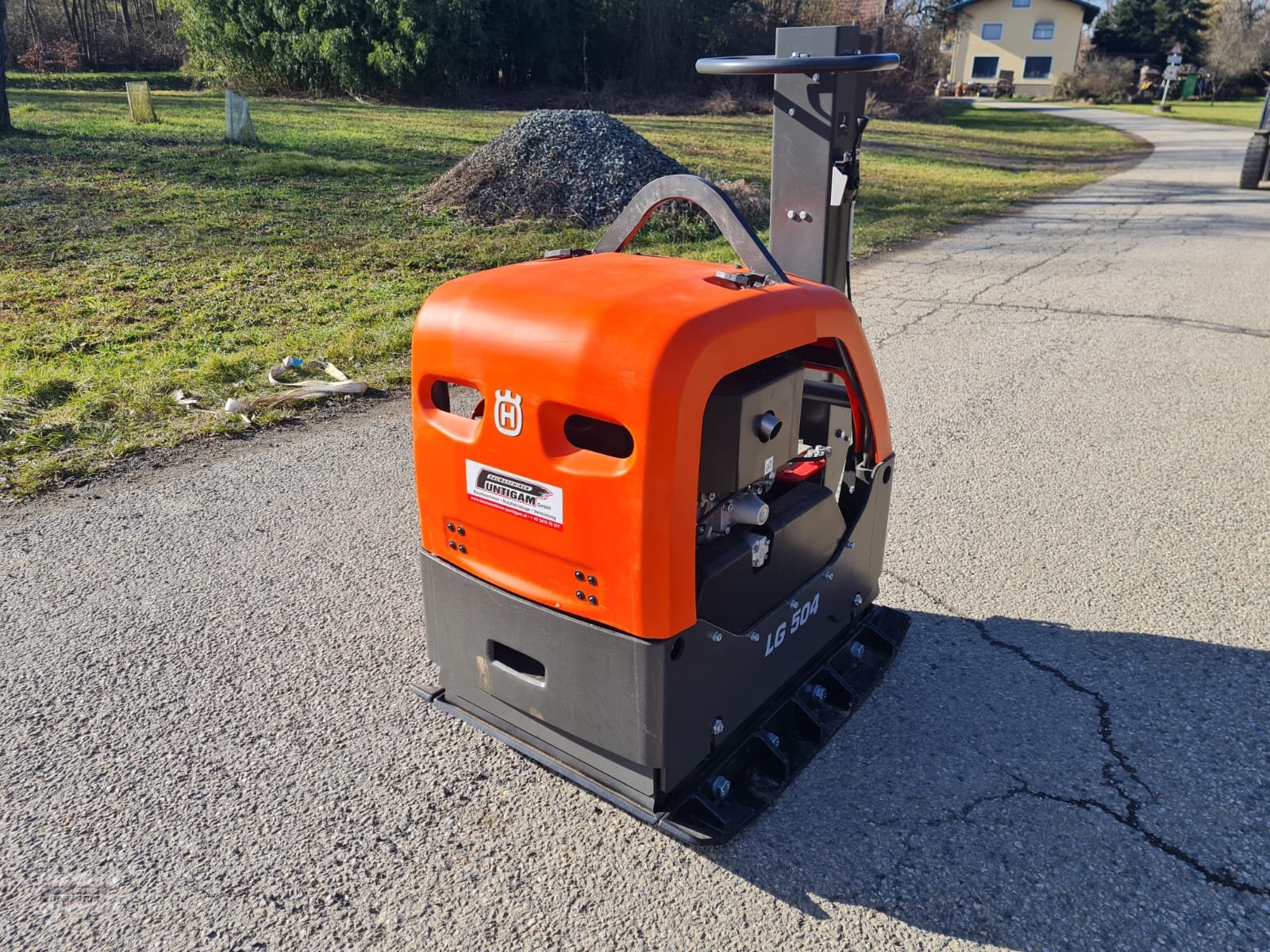 Rüttelplatte van het type Husqvarna LG 504, Gebrauchtmaschine in Deutsch - Goritz (Foto 5)