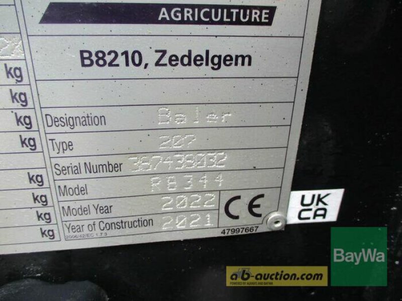 Rundballenpresse Türe ait Case IH RB 344  T  #356, Gebrauchtmaschine içinde Schönau (resim 14)