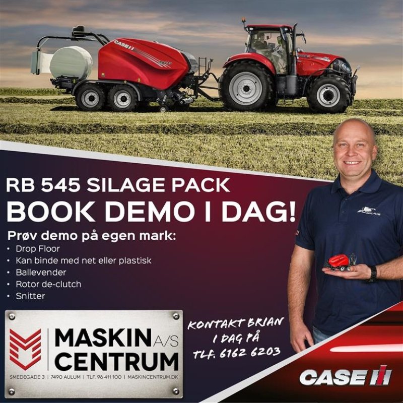 Rundballenpresse del tipo Case IH RB 545 silage pack Ballevender, Gebrauchtmaschine en Aulum (Imagen 7)