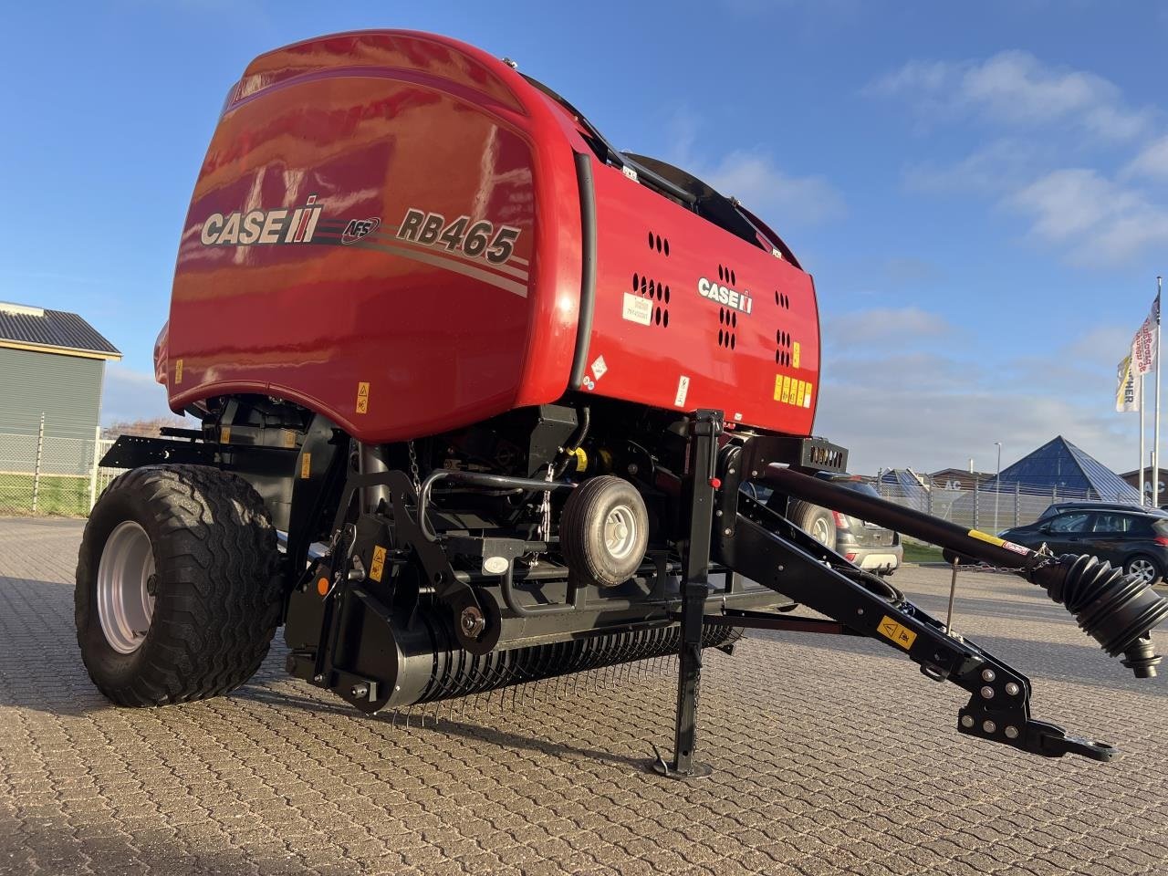 Rundballenpresse Türe ait Case IH RB465 ROTOR CUTTER, Gebrauchtmaschine içinde Viborg (resim 5)