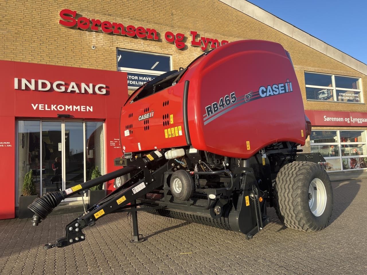 Rundballenpresse Türe ait Case IH RB465 ROTOR CUTTER, Gebrauchtmaschine içinde Viborg (resim 2)