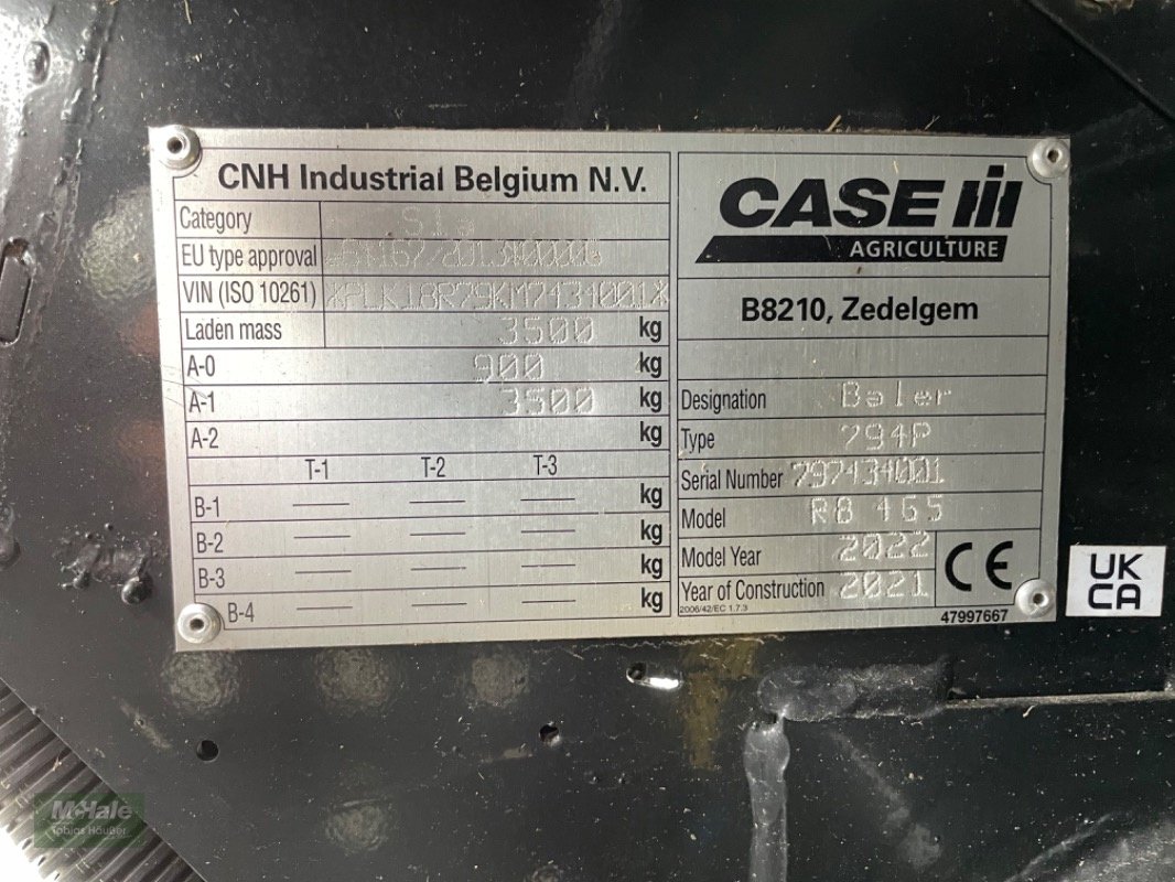 Rundballenpresse del tipo Case RB 465 Isobus, Gebrauchtmaschine en Borgholzhausen (Imagen 25)