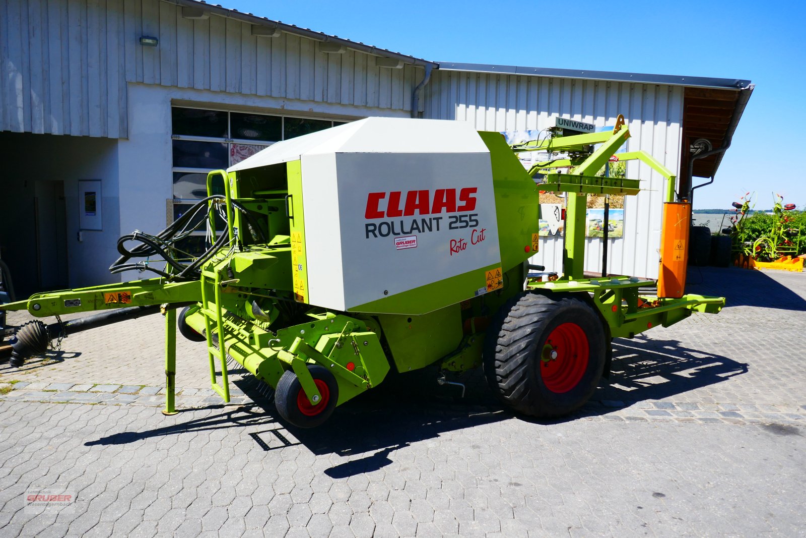 Rundballenpresse a típus CLAAS Rollant 255 RC Uniwrap, Gebrauchtmaschine ekkor: Dorfen (Kép 1)