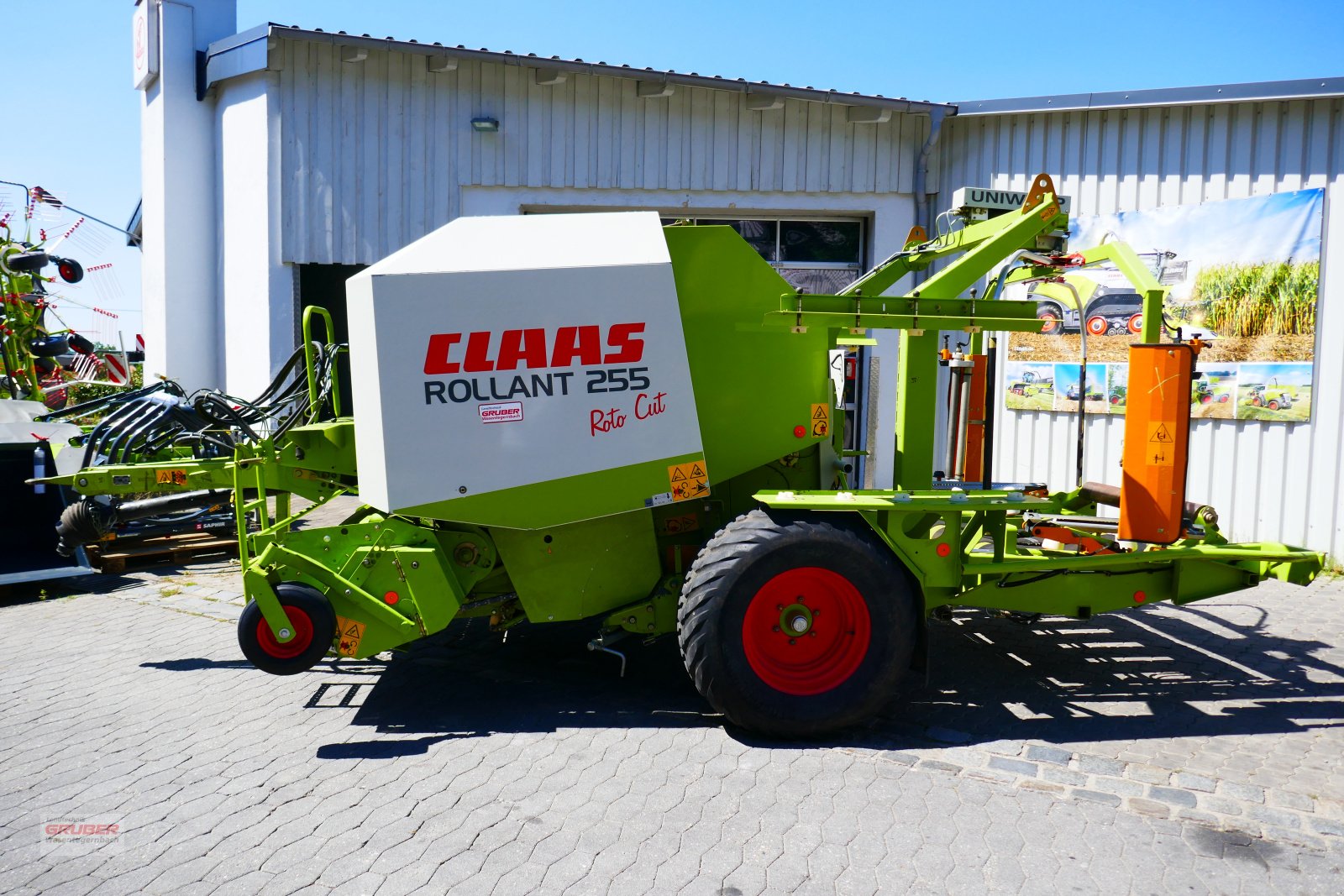 Rundballenpresse Türe ait CLAAS Rollant 255 RC Uniwrap, Gebrauchtmaschine içinde Dorfen (resim 3)