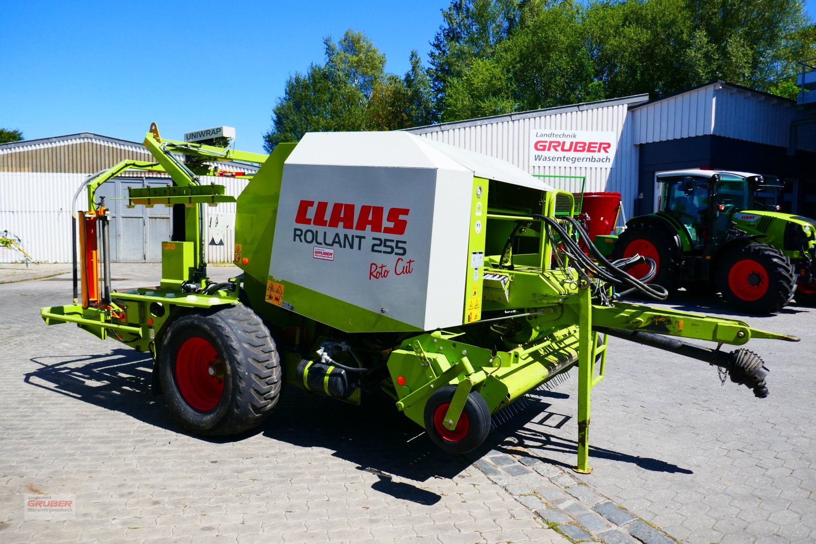 Rundballenpresse des Typs CLAAS Rollant 255 RC Uniwrap, Gebrauchtmaschine in Dorfen (Bild 9)