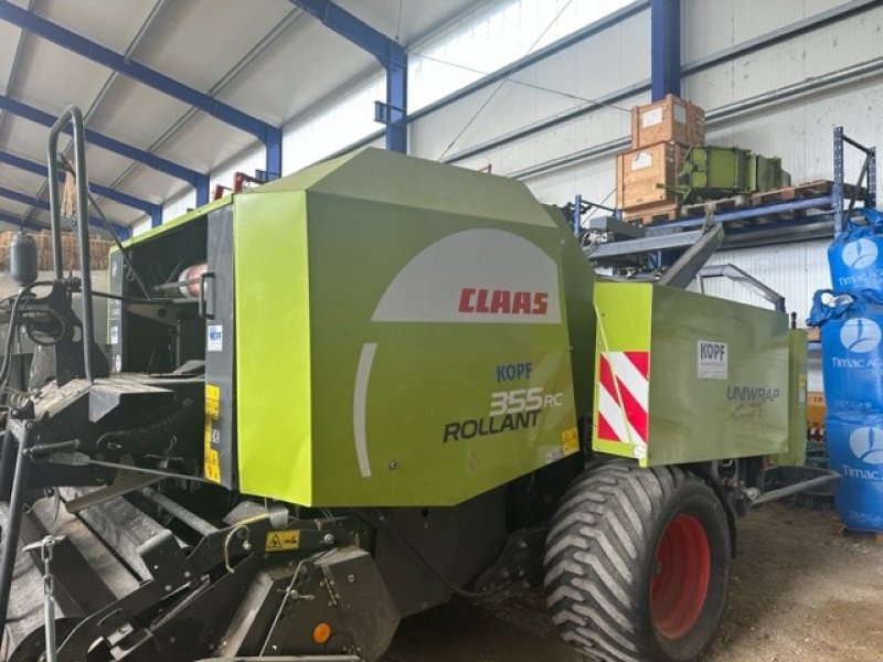 Rundballenpresse of the type CLAAS ROLLANT 355/RC/ Uniwrap Rollennieerhalter NEU, Gebrauchtmaschine in Schutterzell (Picture 19)