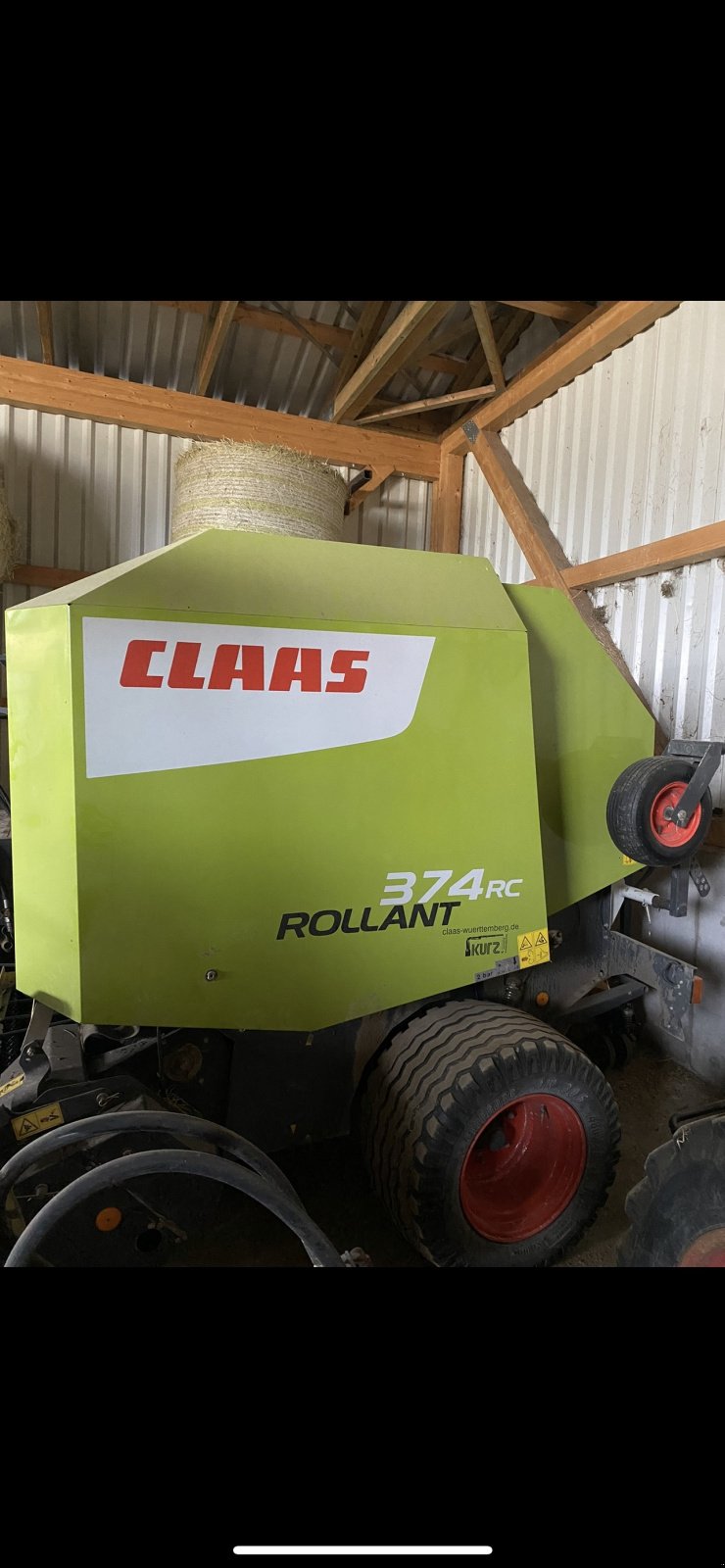 Rundballenpresse типа CLAAS Rollant 374 RC, Gebrauchtmaschine в Hartheim (Фотография 1)