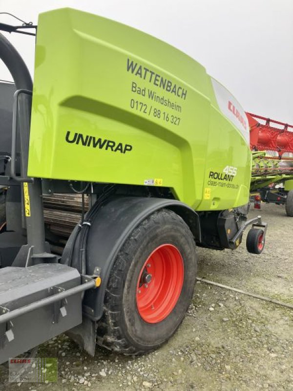 Rundballenpresse des Typs CLAAS ROLLANT 455 RC UNIWRAP, Gebrauchtmaschine in Gollhofen (Bild 3)