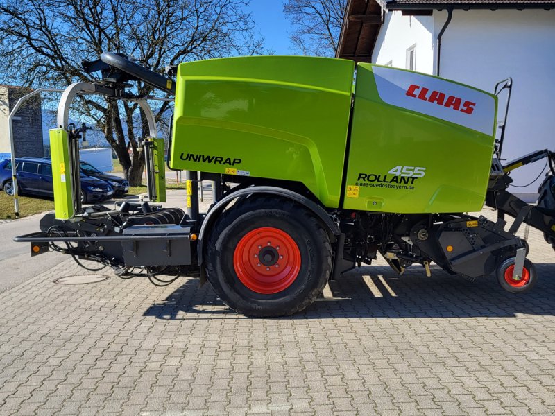 Rundballenpresse Türe ait CLAAS Rollant 455 RC Uniwrap, Gebrauchtmaschine içinde Weildorf (resim 1)