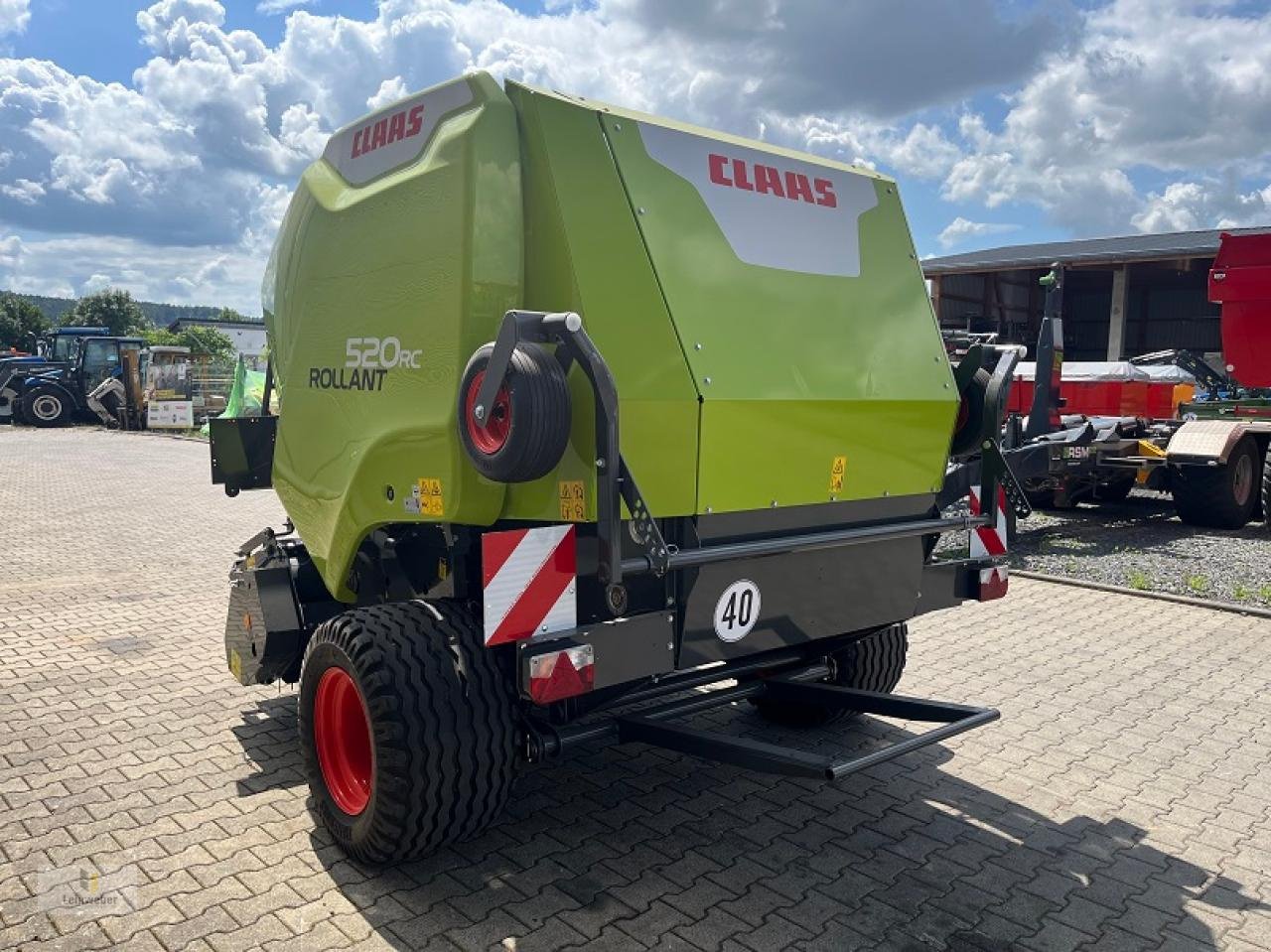 Rundballenpresse des Typs CLAAS Rollant 520 RC Neu, Gebrauchtmaschine in Neuhof - Dorfborn (Bild 4)