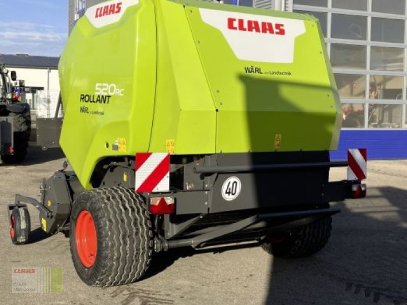 Rundballenpresse des Typs CLAAS ROLLANT 520 RC, Gebrauchtmaschine in Asbach-Bäumenheim (Bild 1)