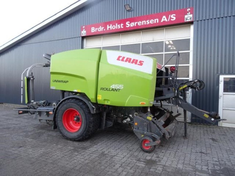 Rundballenpresse des Typs CLAAS UNIWRAP 455, Gebrauchtmaschine in Ribe (Bild 1)