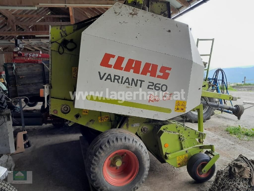 Rundballenpresse des Typs CLAAS VARIANT 260, Gebrauchtmaschine in Klagenfurt (Bild 3)