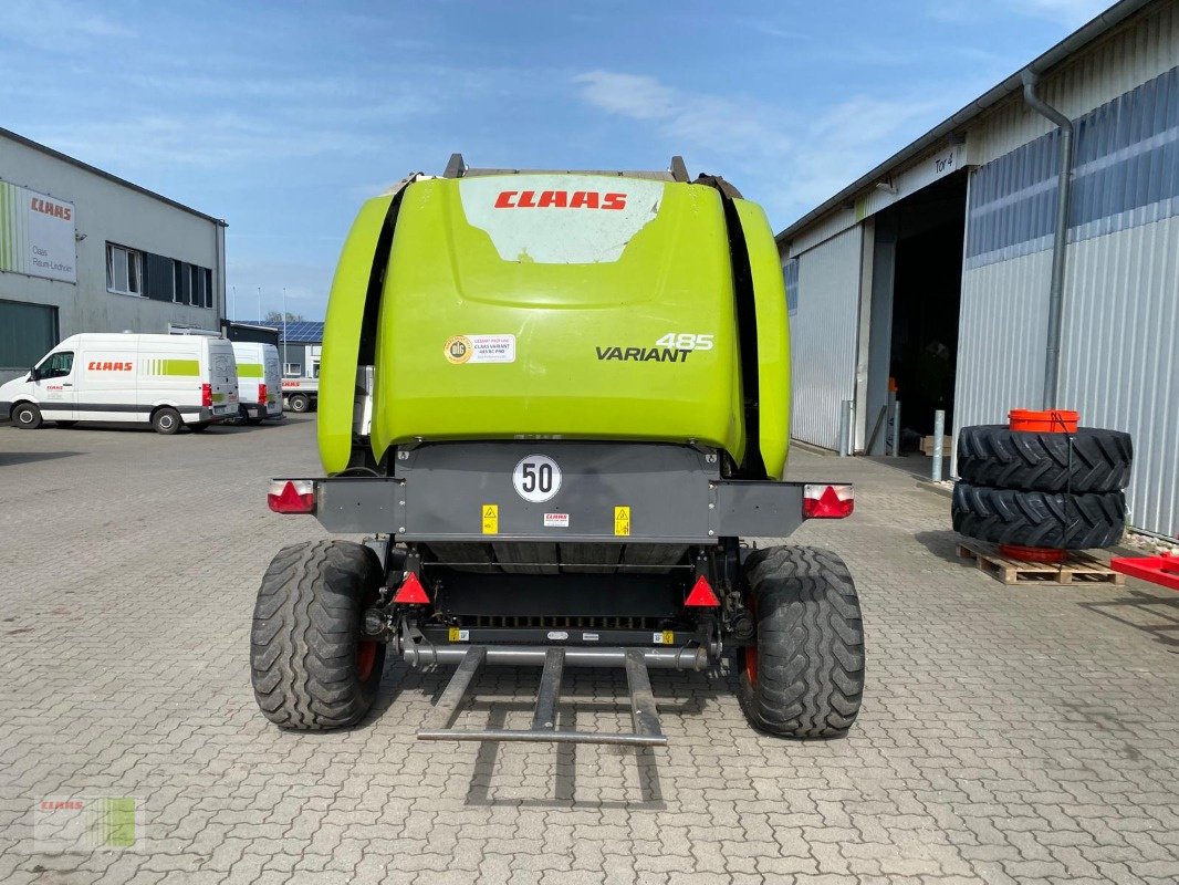 Rundballenpresse typu CLAAS Variant 485 RC, Gebrauchtmaschine w Risum-Lindholm (Zdjęcie 3)