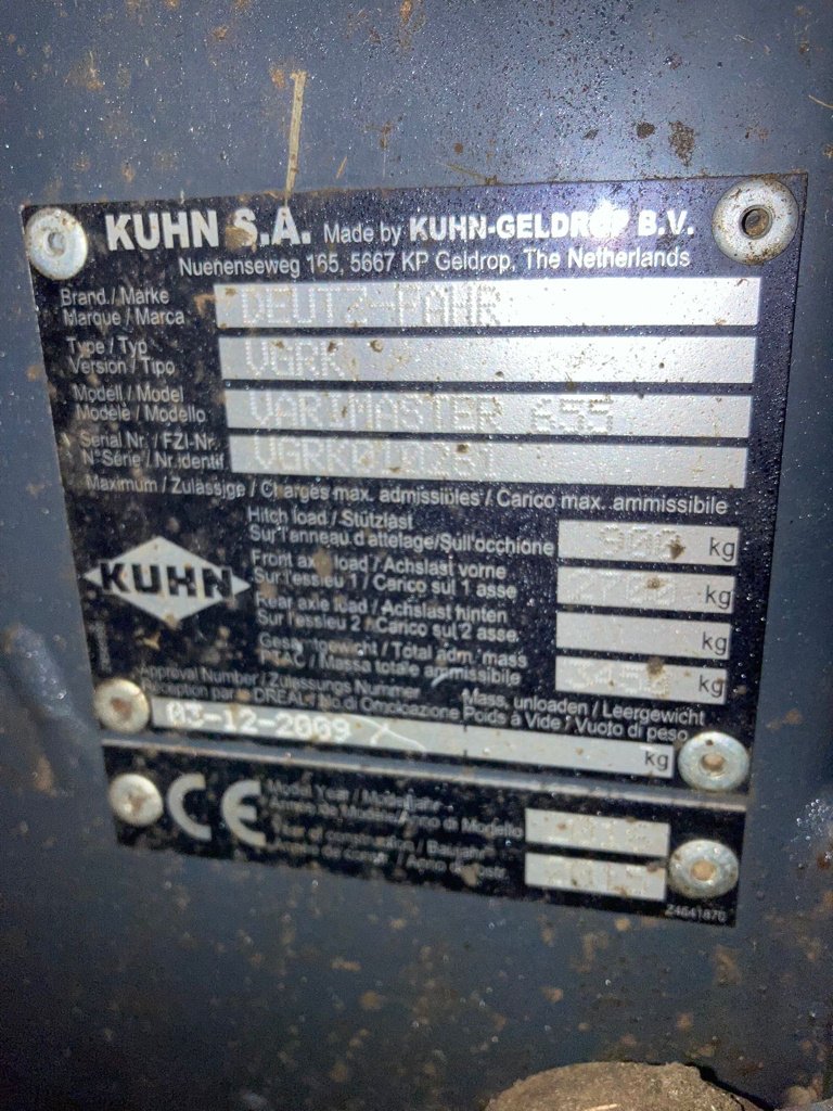 Rundballenpresse za tip Deutz-Fahr VARIMASTER 655 (  DESTOCKAGE ), Gebrauchtmaschine u MAURIAC (Slika 8)