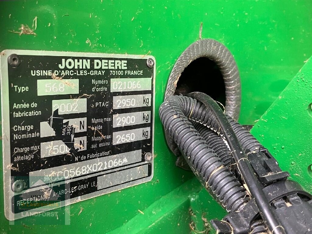 Rundballenpresse tip John Deere 568, Gebrauchtmaschine in Kapfenberg (Poză 2)