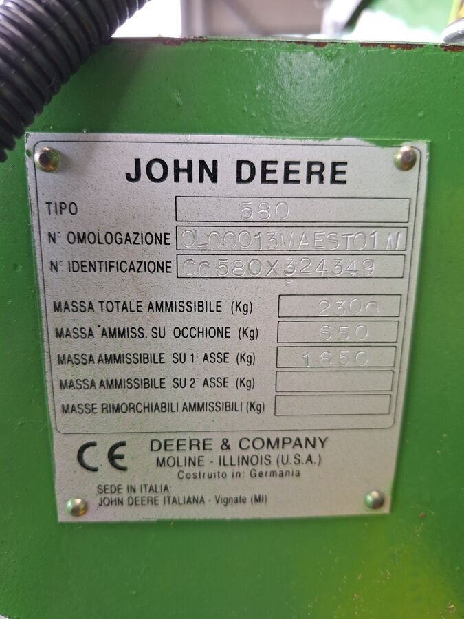 Rundballenpresse Türe ait John Deere 575, Gebrauchtmaschine içinde Bergheim (resim 3)