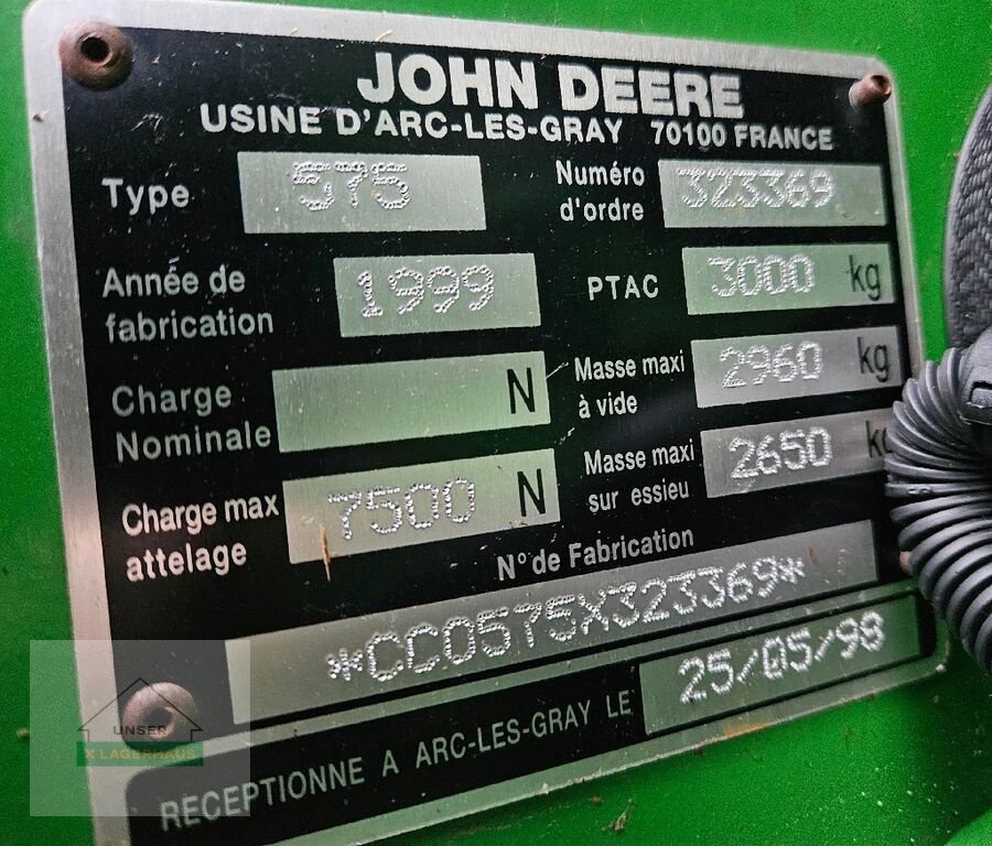 Rundballenpresse del tipo John Deere 575, Gebrauchtmaschine en St. Michael (Imagen 12)