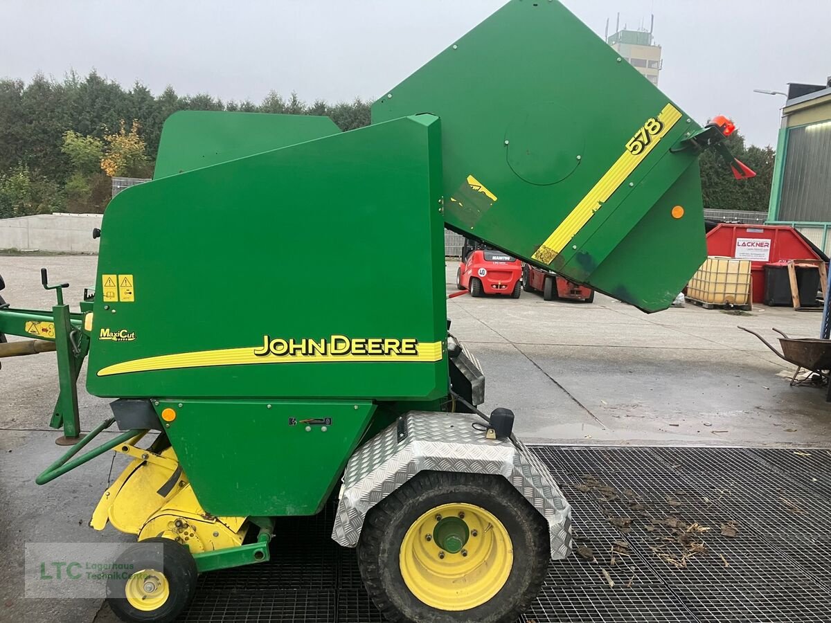 Rundballenpresse van het type John Deere 578, Gebrauchtmaschine in Korneuburg (Foto 3)