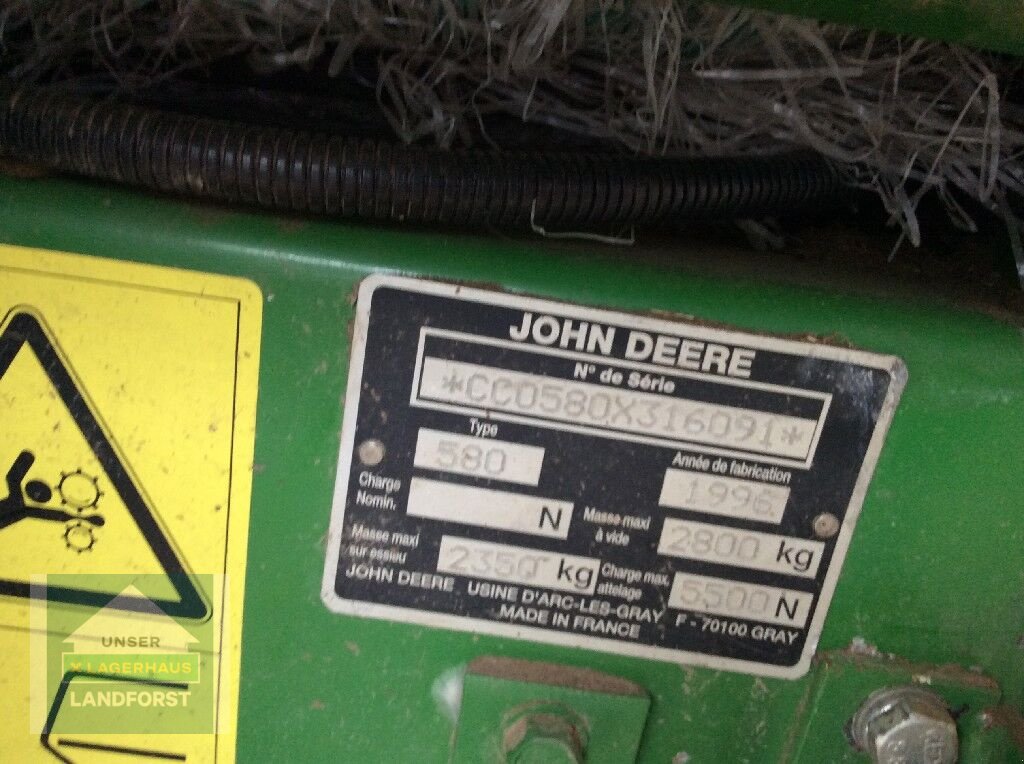 Rundballenpresse Türe ait John Deere 580, Gebrauchtmaschine içinde Murau (resim 8)