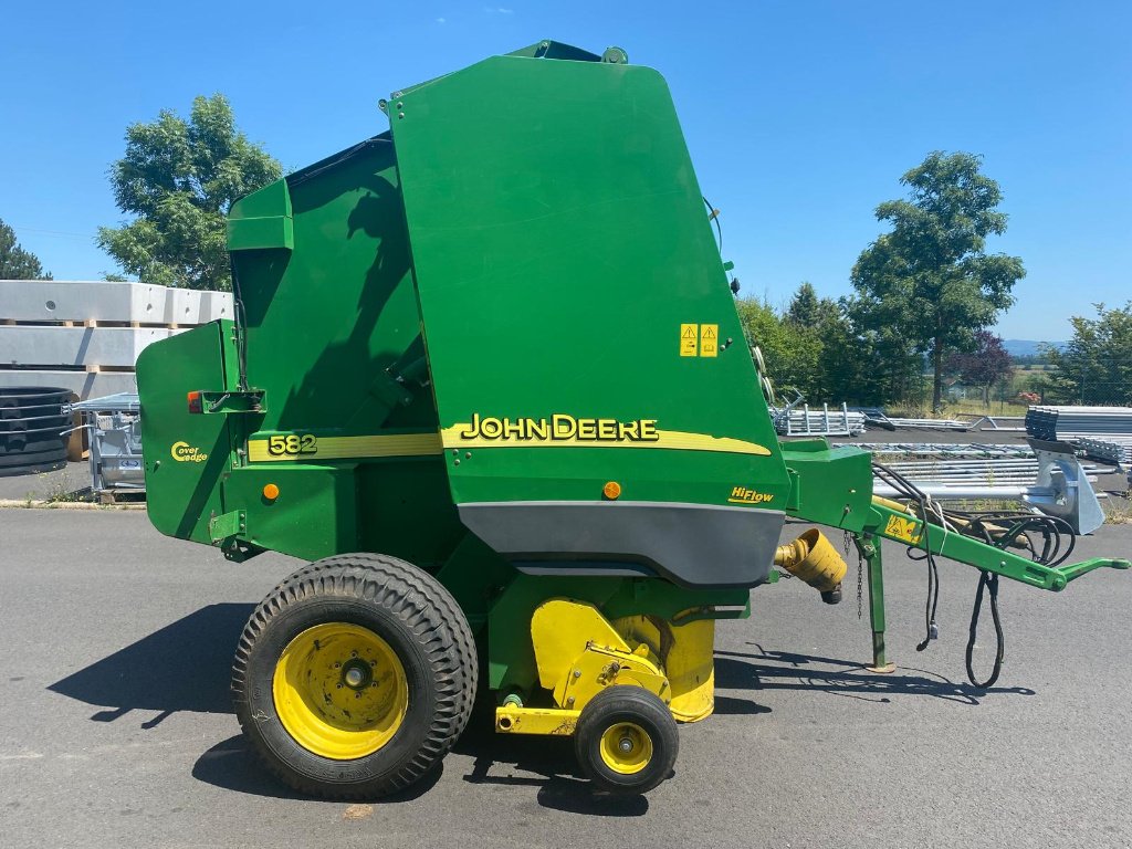 Rundballenpresse Türe ait John Deere 582 HIFLOW FICELLE FILET (  DESTOCKAGE ), Gebrauchtmaschine içinde SAINT FLOUR (resim 4)