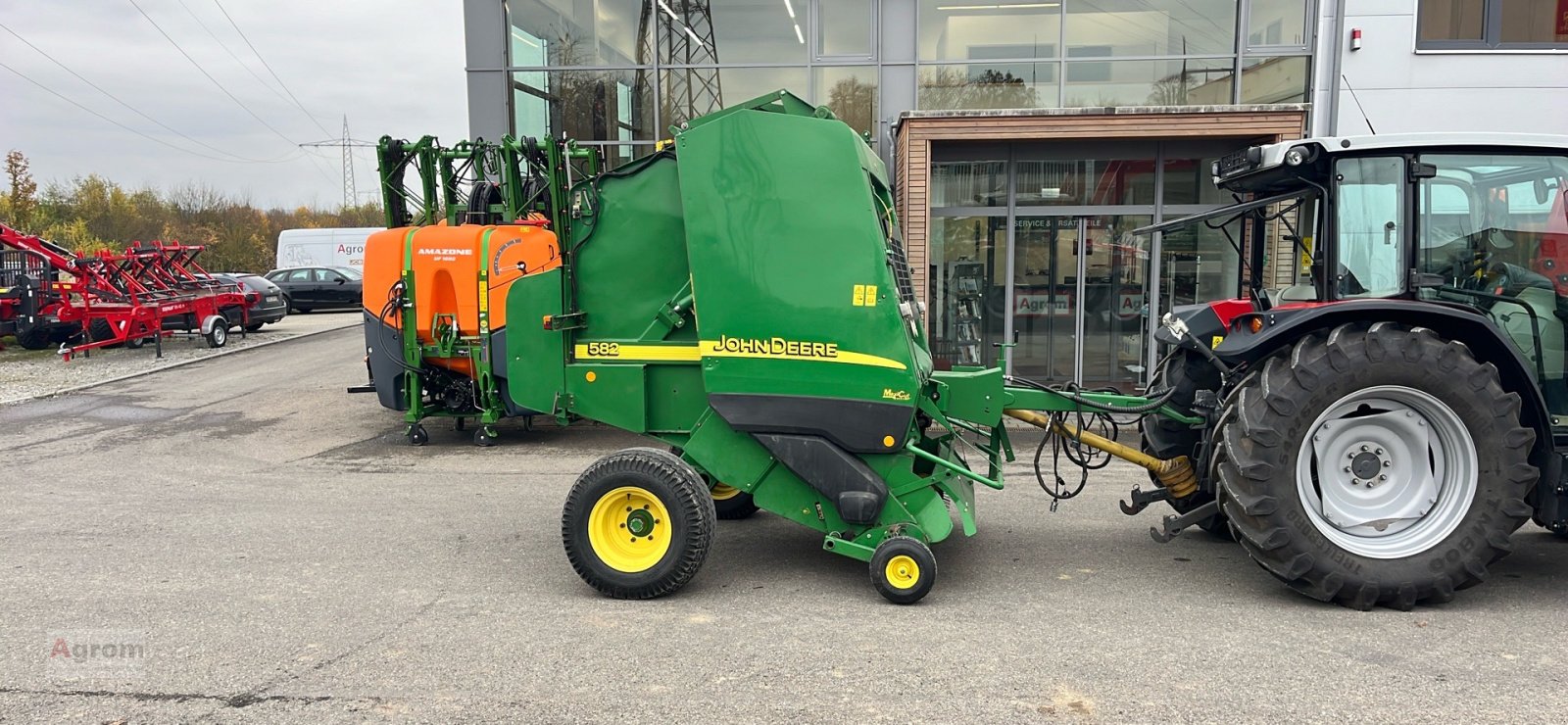 Rundballenpresse des Typs John Deere 582 Maxi Cut, Gebrauchtmaschine in Herrenberg-Gültstein (Bild 5)