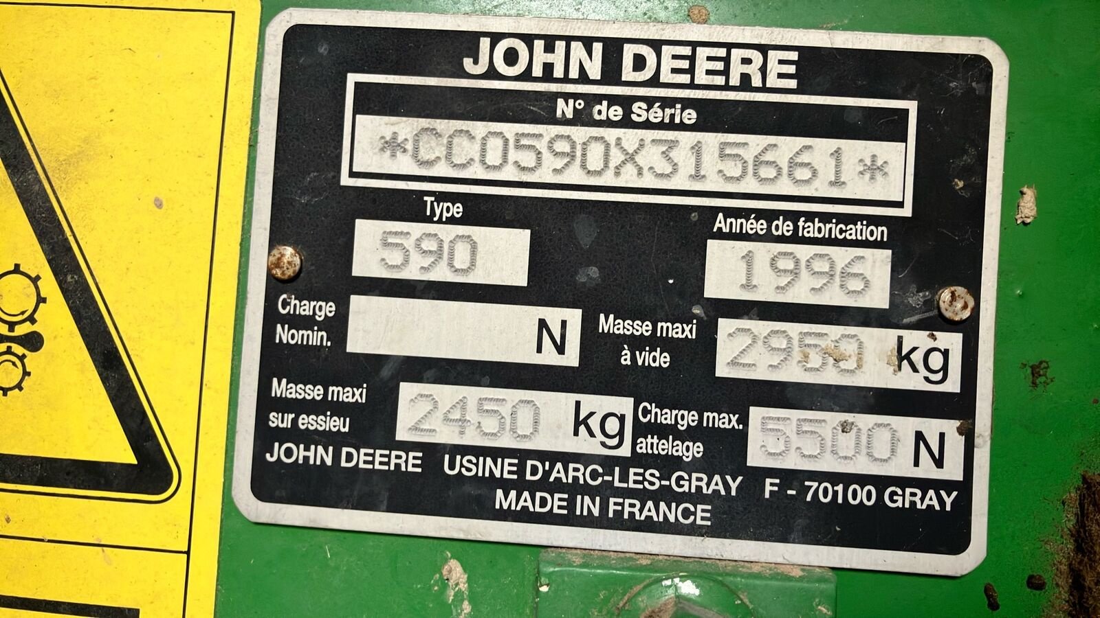 Rundballenpresse tip John Deere 590 C Maxicut, Gebrauchtmaschine in Zwettl (Poză 19)