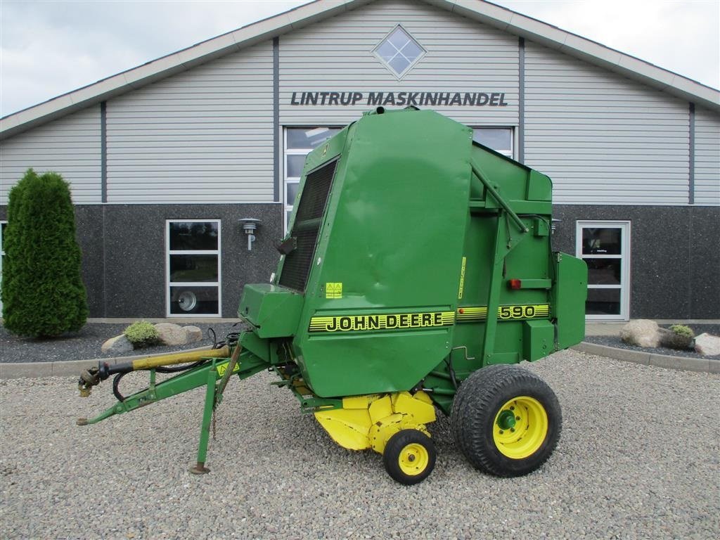 Rundballenpresse of the type John Deere 590 Med netbinding. Har kun presset 18.930baller., Gebrauchtmaschine in Lintrup (Picture 6)