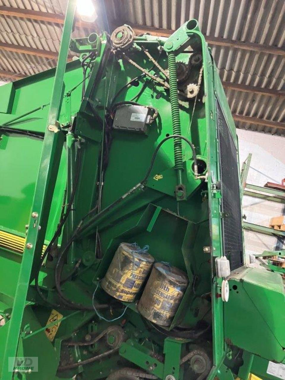 Rundballenpresse tip John Deere 590 mit Multi CUT, Gebrauchtmaschine in Spelle (Poză 10)