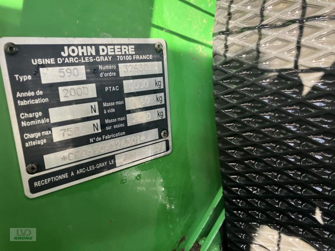 Rundballenpresse a típus John Deere 590 mit Multi CUT, Gebrauchtmaschine ekkor: Spelle (Kép 14)