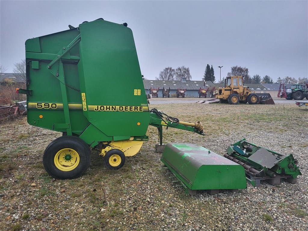 Rundballenpresse del tipo John Deere 590 Netbinding medfølger, Gebrauchtmaschine In Sabro (Immagine 2)