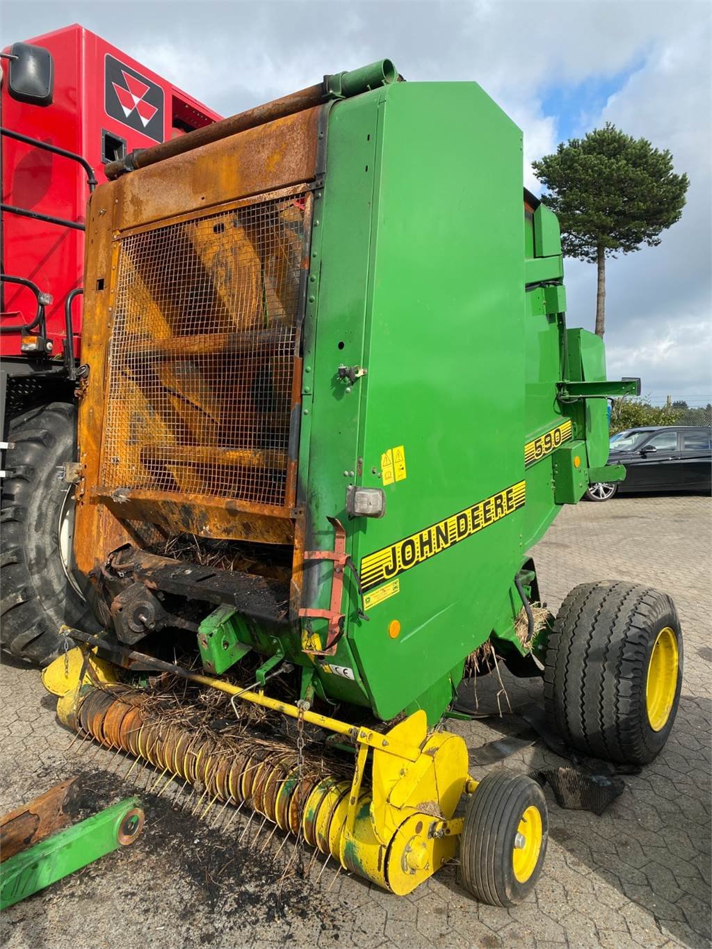 Rundballenpresse typu John Deere 590, Gebrauchtmaschine w Hemmet (Zdjęcie 7)