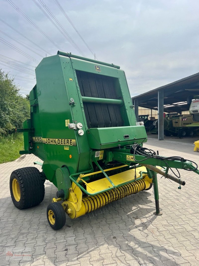 Rundballenpresse tip John Deere 590, Gebrauchtmaschine in Marl (Poză 8)