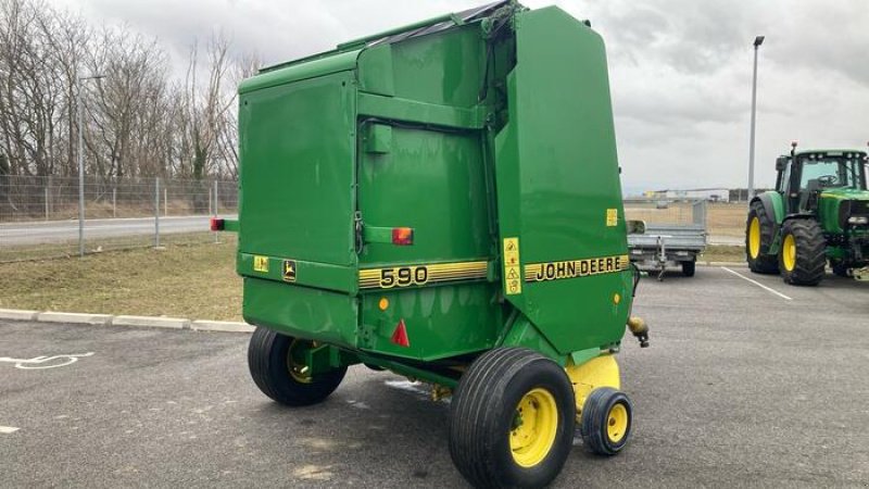 Rundballenpresse типа John Deere 590, Gebrauchtmaschine в Münster (Фотография 9)