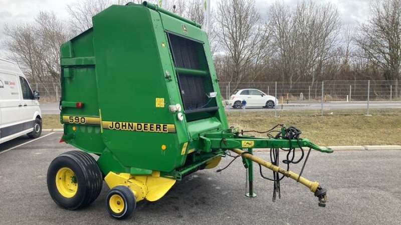 Rundballenpresse типа John Deere 590, Gebrauchtmaschine в Münster (Фотография 8)