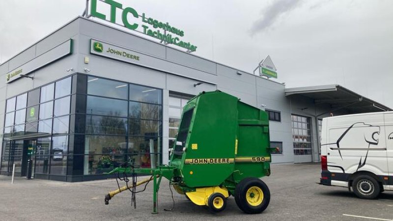 Rundballenpresse типа John Deere 590, Gebrauchtmaschine в Münster (Фотография 10)