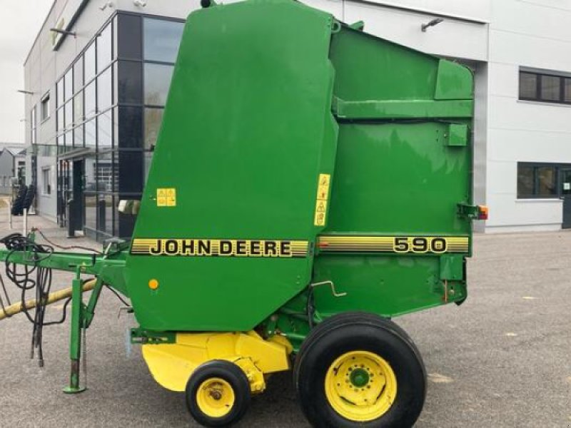 Rundballenpresse Türe ait John Deere 590, Gebrauchtmaschine içinde Münster (resim 1)