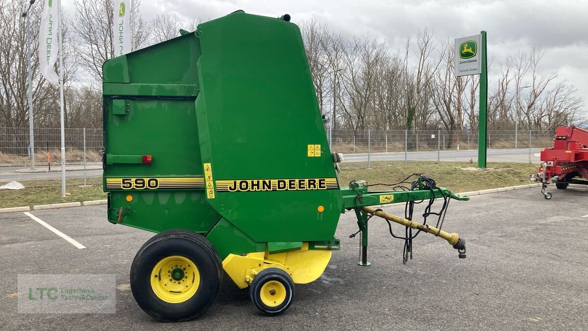 Rundballenpresse tip John Deere 590, Gebrauchtmaschine in Eggendorf (Poză 7)