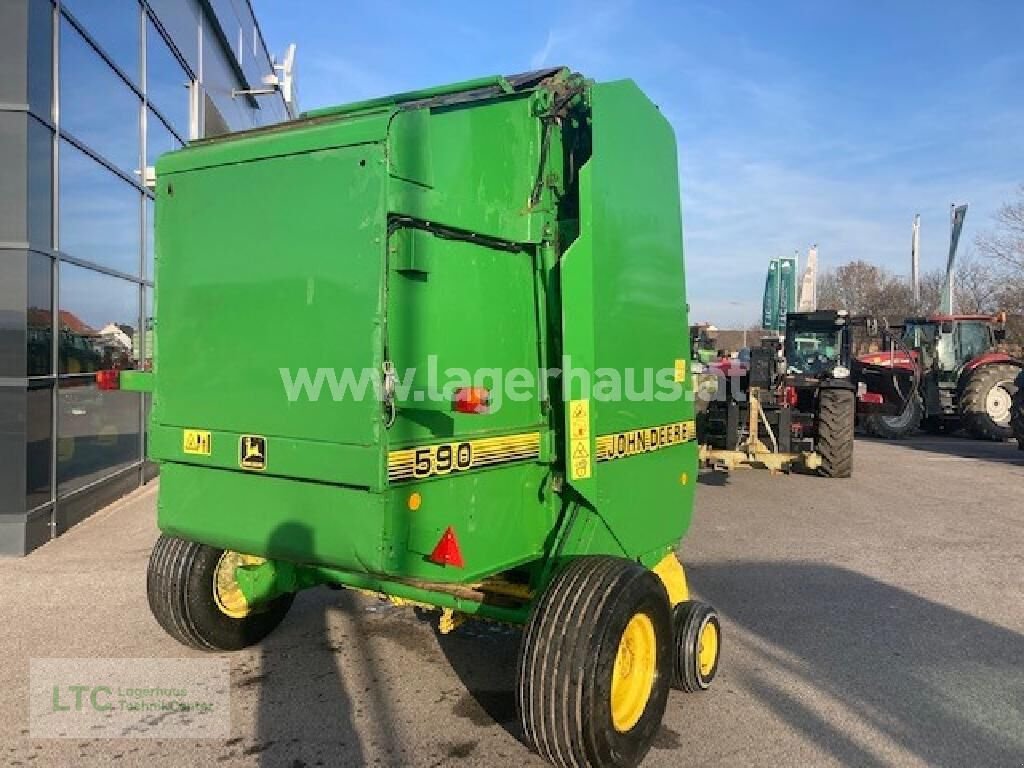 Rundballenpresse Türe ait John Deere 590, Gebrauchtmaschine içinde Eggendorf (resim 4)